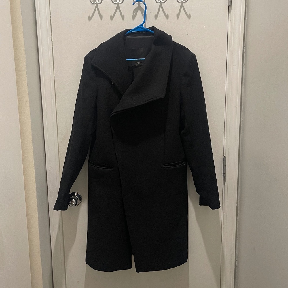 Zara Man Sports Moda L Wool Jacket/Coat